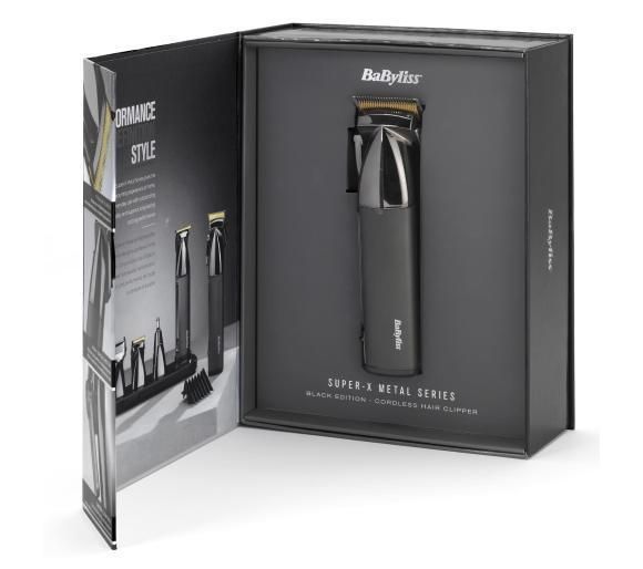 Машика для стрижки волосся BaByliss Super-X Metal Black Edition E991E 356945ua фото