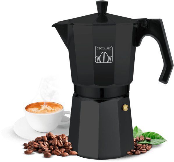 Кофеварка гейзерна Cecotec Moklassic 600 Black 619845 фото