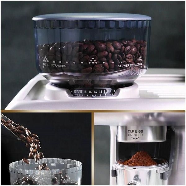 Кавоварка ріжкова еспресо Breville Barista Max VCF126X 312037 фото