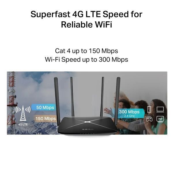 Wi-Fi-маршрутизатор Mercusys MB115-4G 585067ua фото