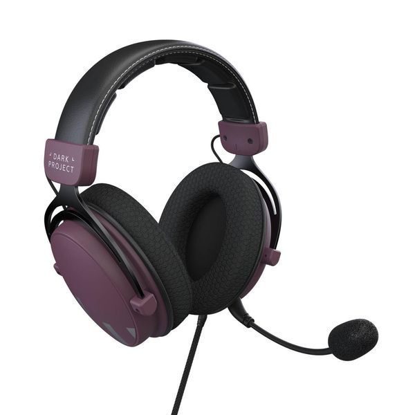 Навушники з мікрофоном Dark Project One HS4 Wired Pale Purple/Black (DPO-HS-5004) 623396ua фото