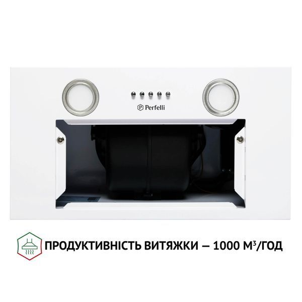 Витяжка вбудована Perfelli BI 5652 WH 1000 LED 627882ua фото