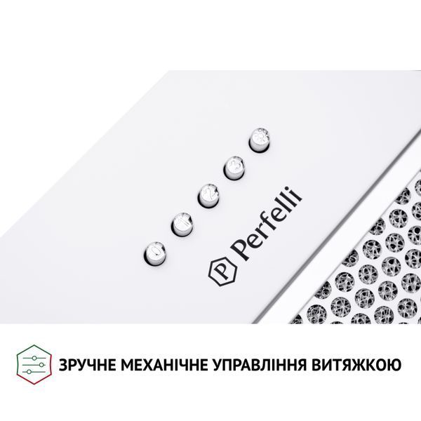 Витяжка вбудована Perfelli BI 5652 WH 1000 LED 627882ua фото