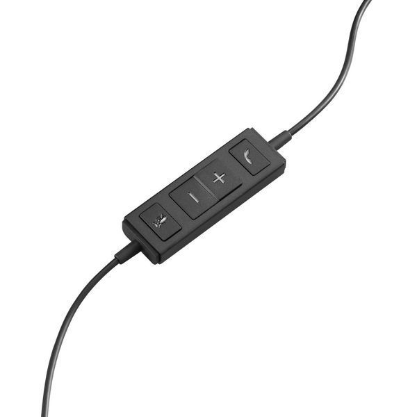 Навушники з мікрофоном Logitech H570e Mono USB-C Black (981-001427) 620832ua фото
