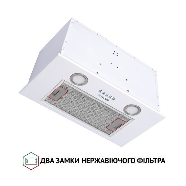 Витяжка вбудована Perfelli BI 5652 WH 1000 LED 627882ua фото