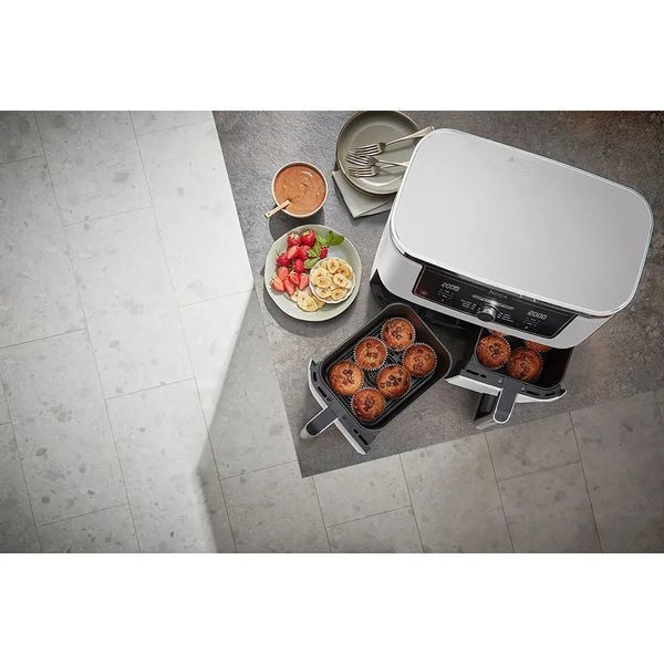 Мультипіч (аерофритюрниця) Ninja Foodi Max Dual Zone AF400EUWH 568828 фото