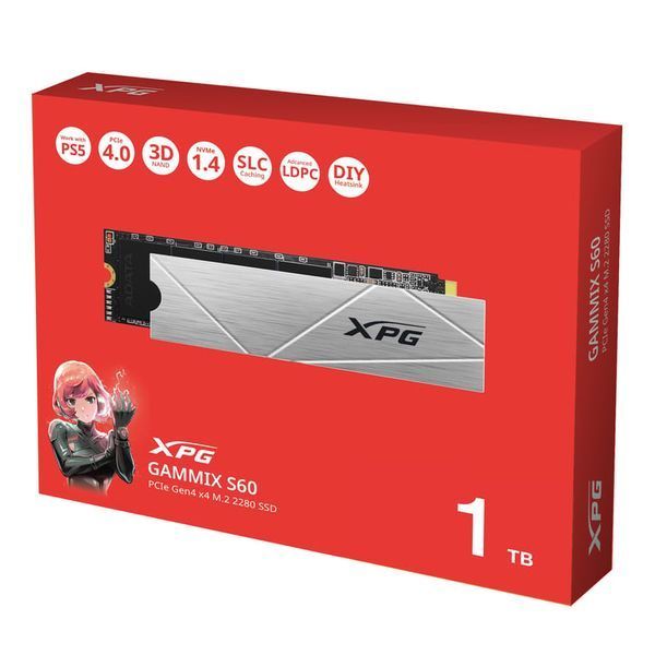 SSD накопитель Adata XPG Gammix S60 1 TB (AGAMMIXS60-1T-CS) 506877ua фото