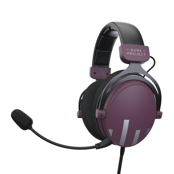 Навушники з мікрофоном Dark Project One HS4 Wired Pale Purple/Black (DPO-HS-5004) 623396ua фото