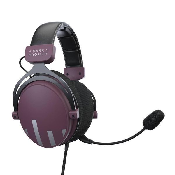 Навушники з мікрофоном Dark Project One HS4 Wired Pale Purple/Black (DPO-HS-5004) 623396ua фото