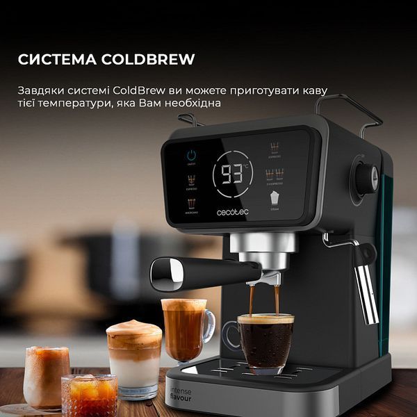 Рожковая кофеварка эспрессо Cecotec Power Espresso 20 ColdBrew Touch (CCTC-00269) 580288ua фото