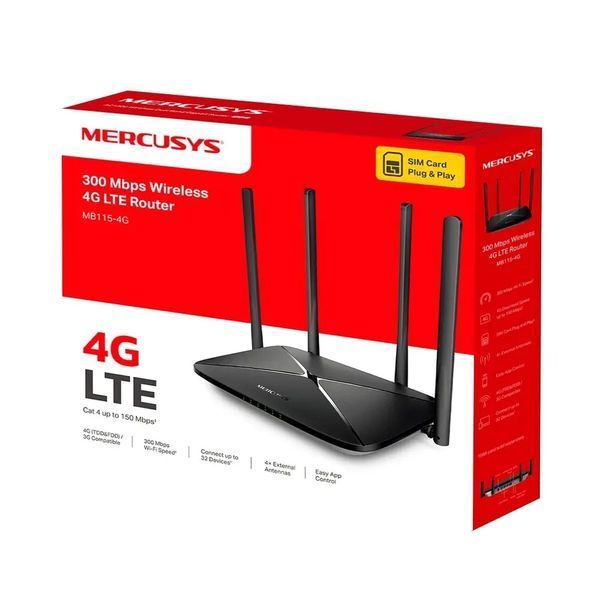 Wi-Fi-маршрутизатор Mercusys MB115-4G 585067ua фото