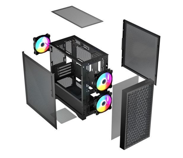 Корпус Logic Dart Pro ARGB Mini Black (AM-DART-PRO-ARGB-10) 569861 фото