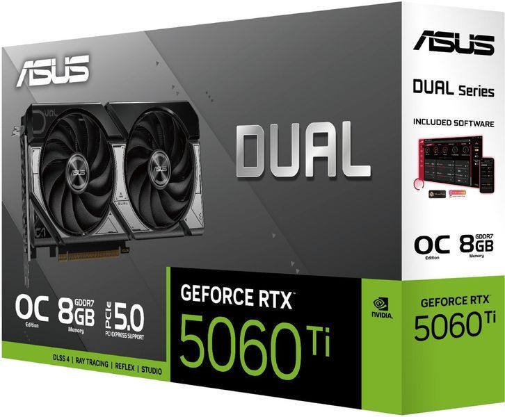Відеокарта Asus DUAL-RTX5060TI-O8G 590626ua фото