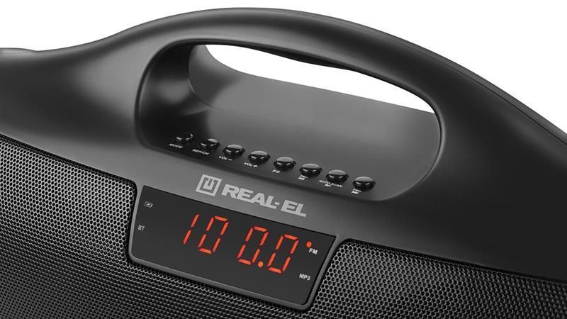 Портативна колонка Real-El X-731 Black (EL121600015) 580017ua фото