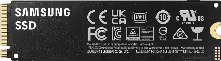 SSD накопитель Samsung 990 PRO 1 TB (MZ-V9P1T0BW) 458945 фото