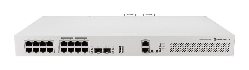Коммутатор управляемый уровня 3 Mikrotik CRS418-8P-8G-2S+RM 619967ua фото