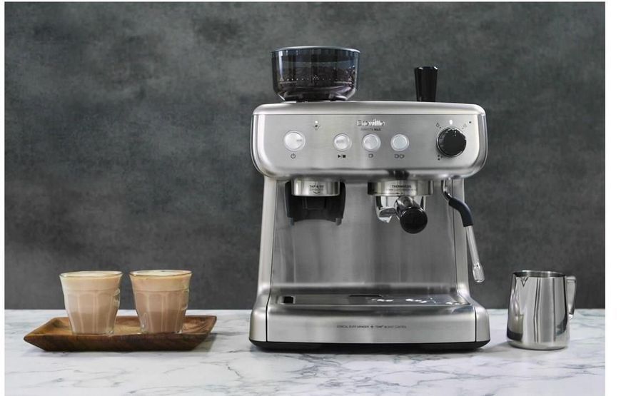Кавоварка ріжкова еспресо Breville Barista Max VCF126X 312037 фото