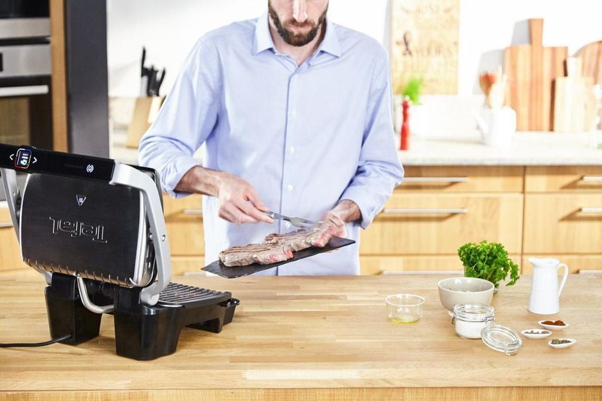 Електрогриль притискний Tefal OptiGrill Elite GC750D30 290241ua фото