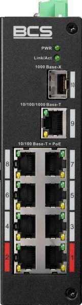 Комутатор BCS Basic Line BCS-L-SP0801G-1SFP(2) 514680 фото