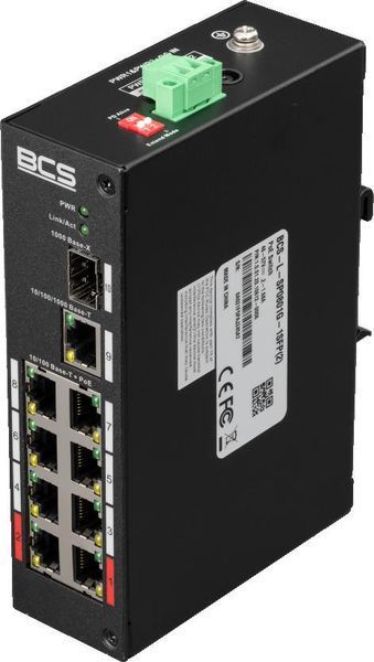 Комутатор BCS Basic Line BCS-L-SP0801G-1SFP(2) 514680 фото