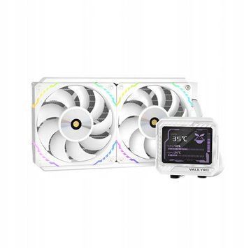 Водяне охолодження Valkyrie V240 LCD White (VK-AIOV240W) 619175 фото