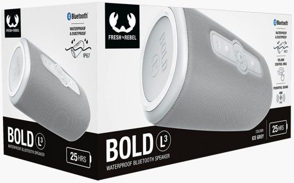 Портативная колонка Fresh N Rebel Bold L3 Ice Grey 621271 фото