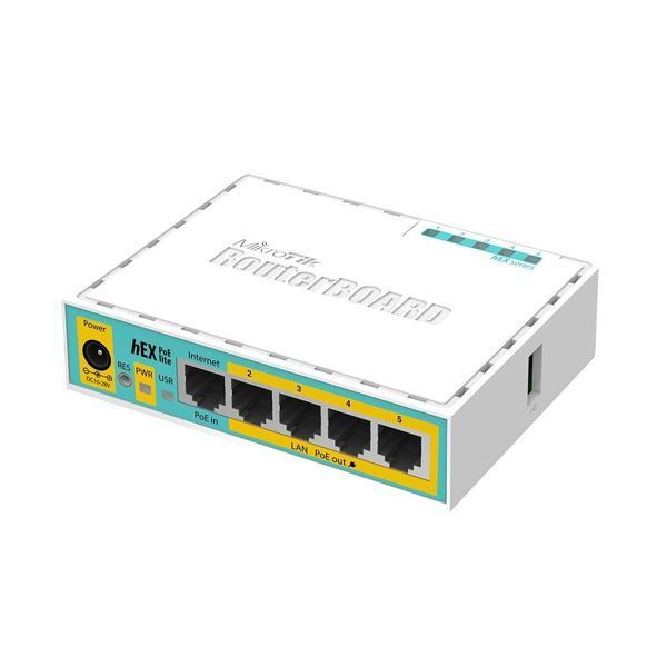 Маршрутизатор (роутер) Mikrotik hEX PoE lite (RB750UPr2) 503789ua фото