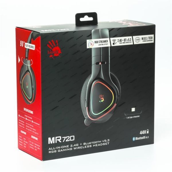 Наушники с микрофоном Bloody MR720 Black 579355ua фото