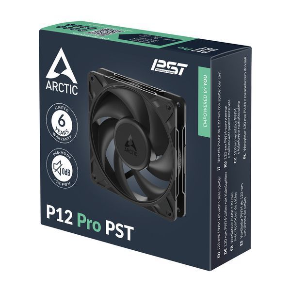 Вентилятор Arctic P12 Pro PST Black 5-Pack (ACFAN00307A) 618855ua фото