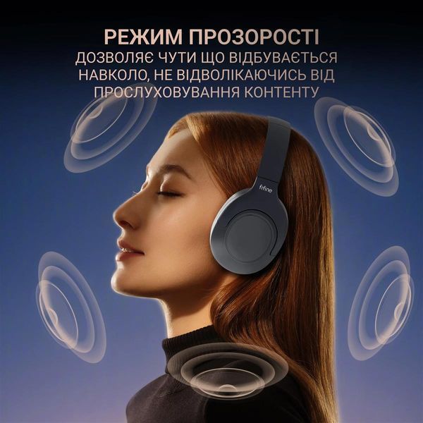 Наушники с микрофоном Fifine X3 Black 579376ua фото