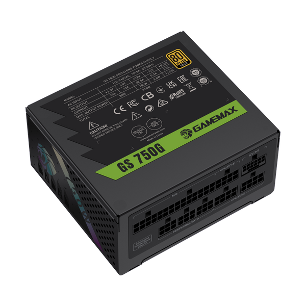 Блок живлення GameMax GS-750G V25 Black 630410ua фото