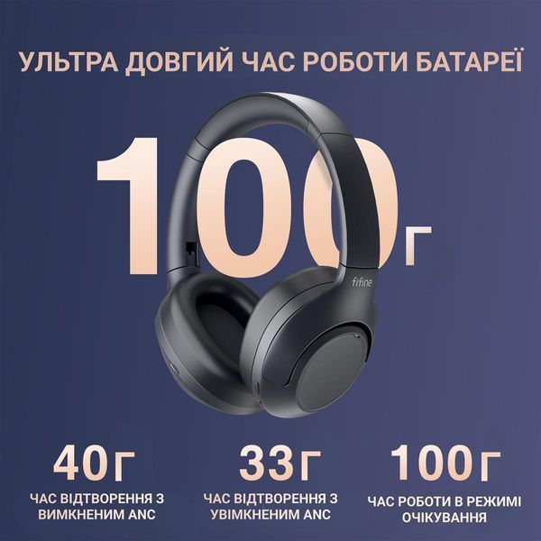 Наушники с микрофоном Fifine X3 Black 579376ua фото