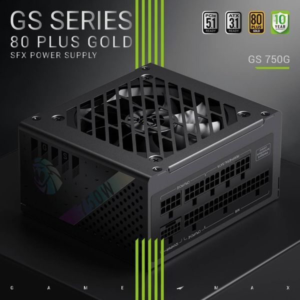 Блок живлення GameMax GS-750G V25 Black 630410ua фото