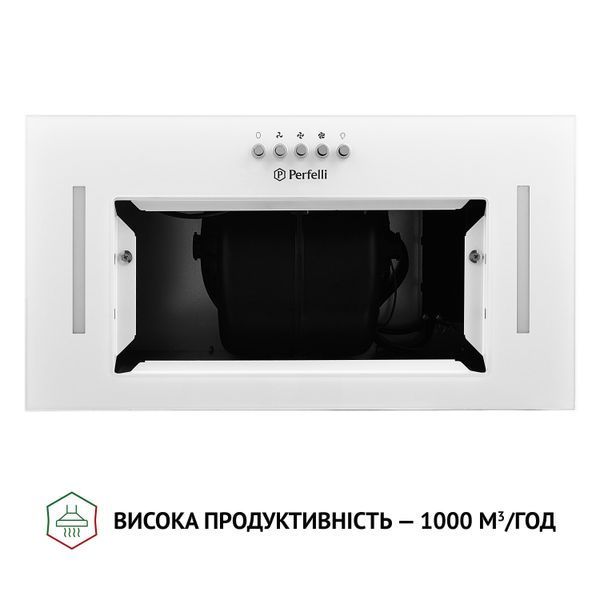 Витяжка вбудована Perfelli BI 5684 WH 1000 LED 627883ua фото