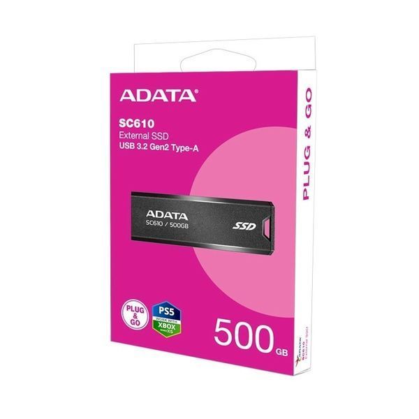 SSD накопичувач Adata SC610 500 GB (SC610-500G-CBK/RD) 627117ua фото