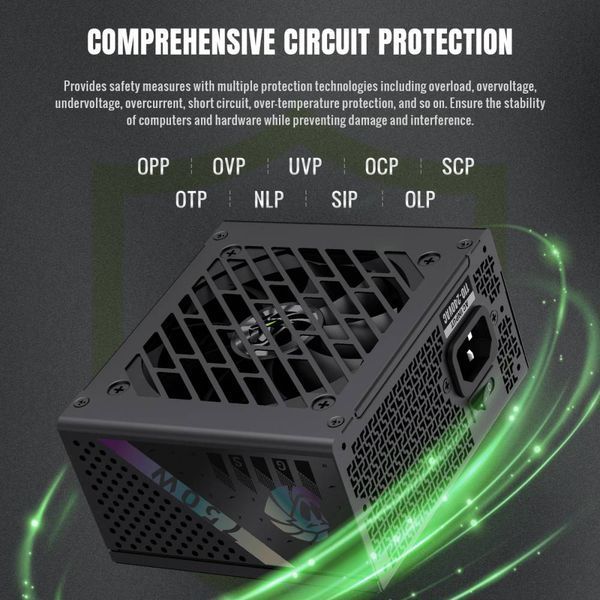 Блок живлення GameMax GS-750G V25 Black 630410ua фото