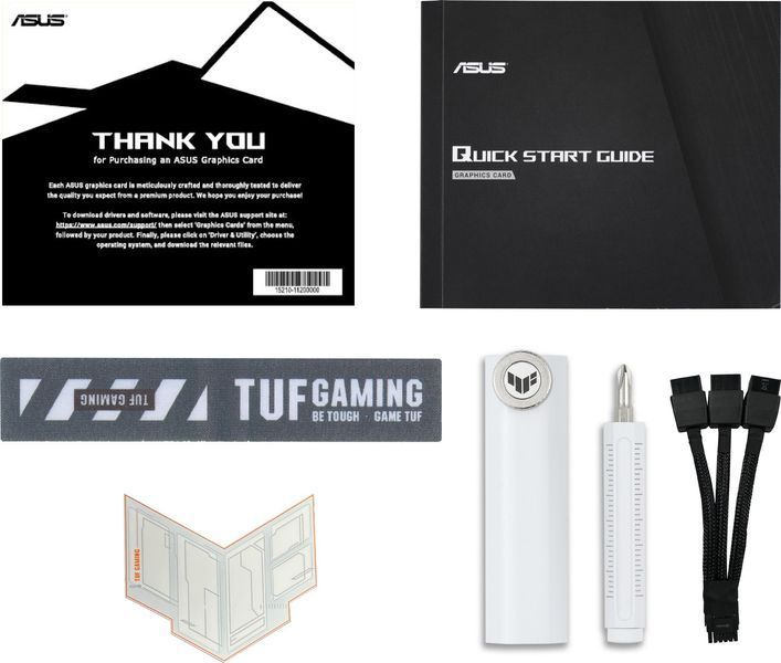 Відеокарта Asus GeForce RTX 5070 Ti TUF Gaming White OC 16GB (TUF-RTX5070TI-O16G-WHITE-GAMING) 590627ua фото
