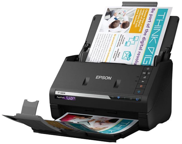 Протяжний сканер Epson FastFoto FF-680W (B11B237401) 230233 фото