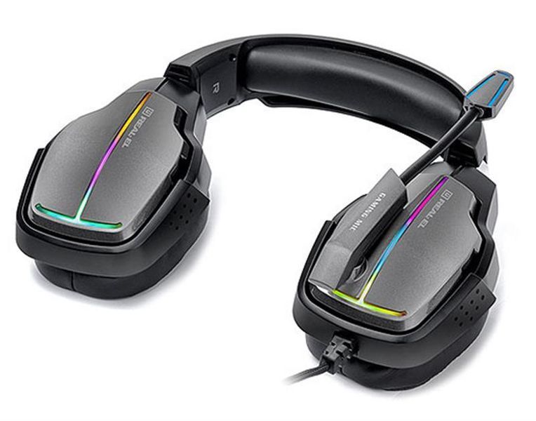 Навушники з мікрофоном Real-El GDX-7780 Black (EL124100047) 579487ua фото