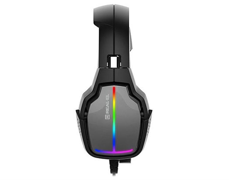 Навушники з мікрофоном Real-El GDX-7780 Black (EL124100047) 579487ua фото