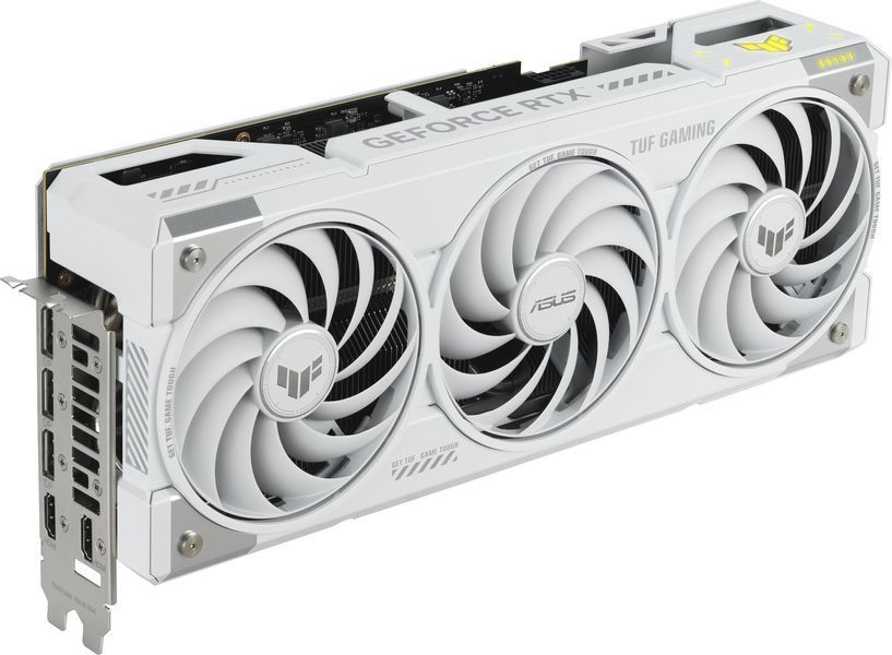 Відеокарта Asus GeForce RTX 5070 Ti TUF Gaming White OC 16GB (TUF-RTX5070TI-O16G-WHITE-GAMING) 590627ua фото