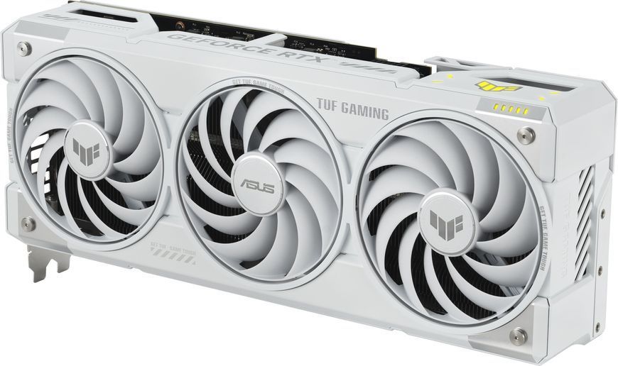 Відеокарта Asus GeForce RTX 5070 Ti TUF Gaming White OC 16GB (TUF-RTX5070TI-O16G-WHITE-GAMING) 590627ua фото