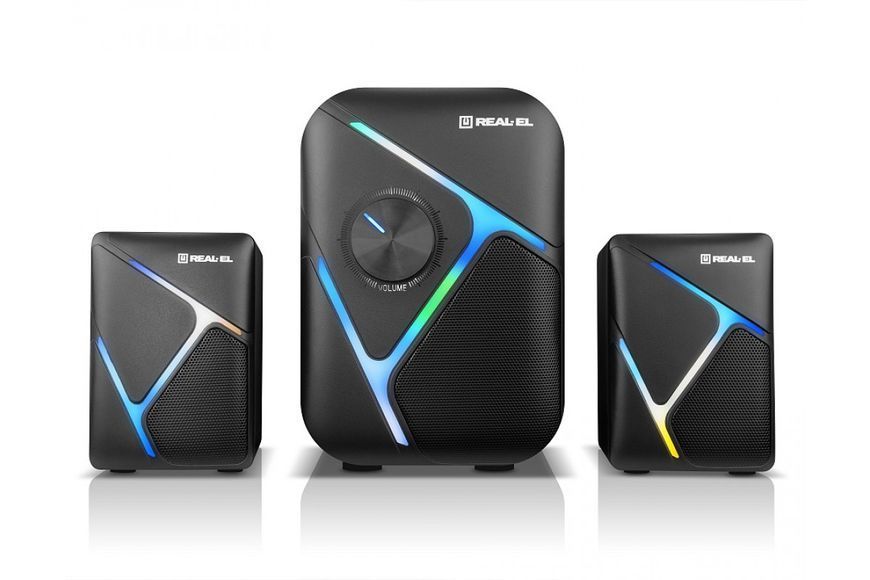 Акустические колонки Real-El M-320 Black 577249ua фото