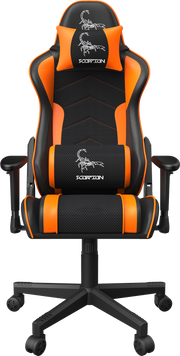 Компьютерное кресло для геймера Gembird Scorpion Black-Orange (GC-SCORPION-04X) 489647 фото