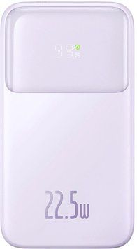 Зовнішній акумулятор (павербанк) Baseus Digital Comet Display 10000mAh 22.5W Purple (PPMD020005) 619628 фото