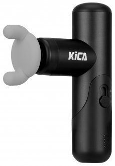Перкусійний масажер Kica Mini 3-Black 621104 фото