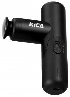 Перкусійний масажер Kica Mini 3-Black 621104 фото