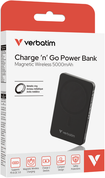 Зовнішній акумулятор (павербанк) Verbatim Essential 5000mAh Black (32225) 619769 фото