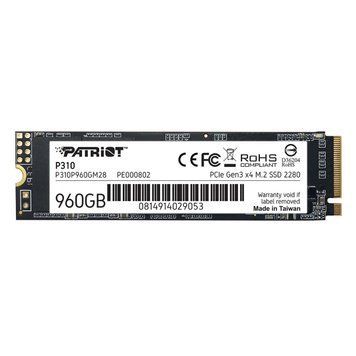 SSD накопичувач Patriot P310 960 GB (P310P960GM28) 364781ua фото