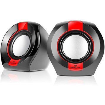 Мультимедійна акустика Real-El S-50 Black/Red (EL121100008) 579092ua фото